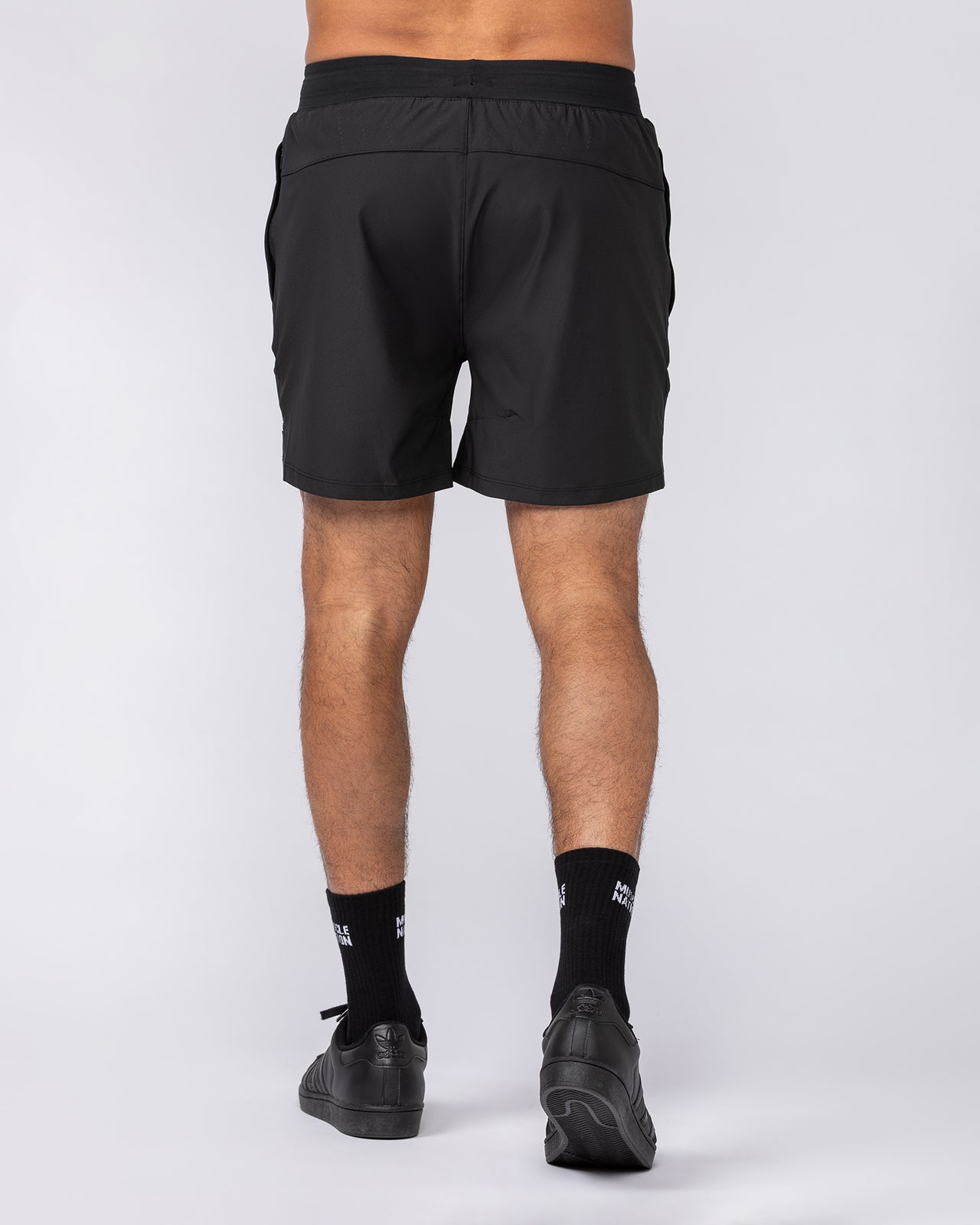 On Repeat Training 5" Shorts Black - Muscle Nation men's gym shorts, view 8