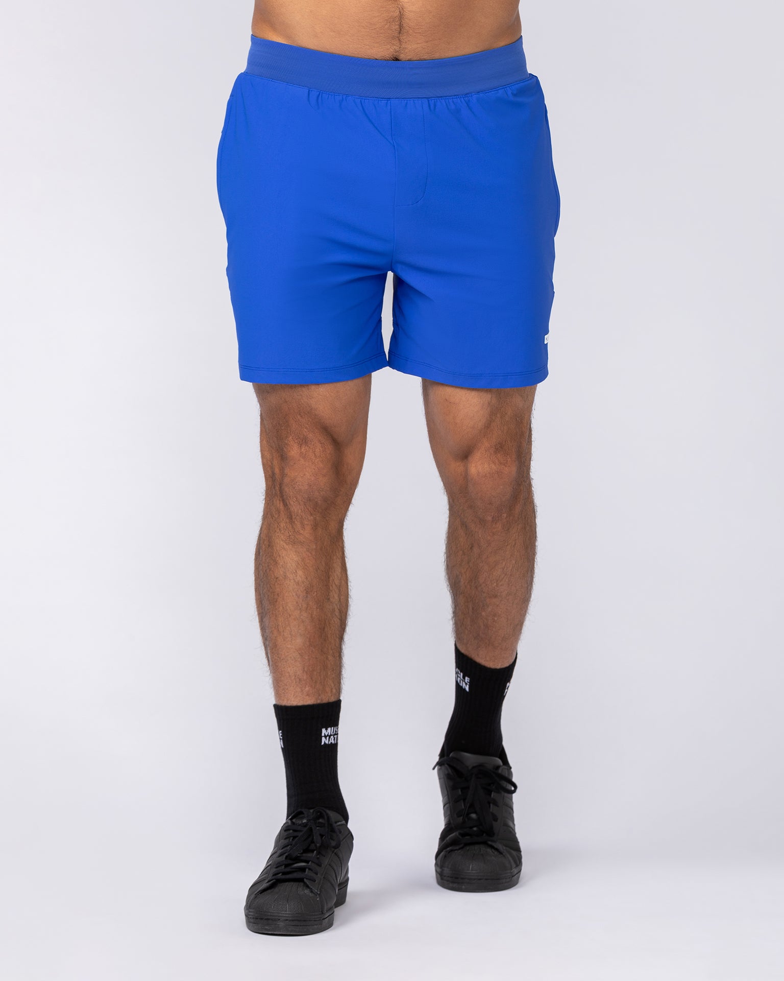 On Repeat Training 5" Shorts - Power Blue-Shorts-S-082534PWRBL-S-MNAPPRL43963-3-Muscle Nation