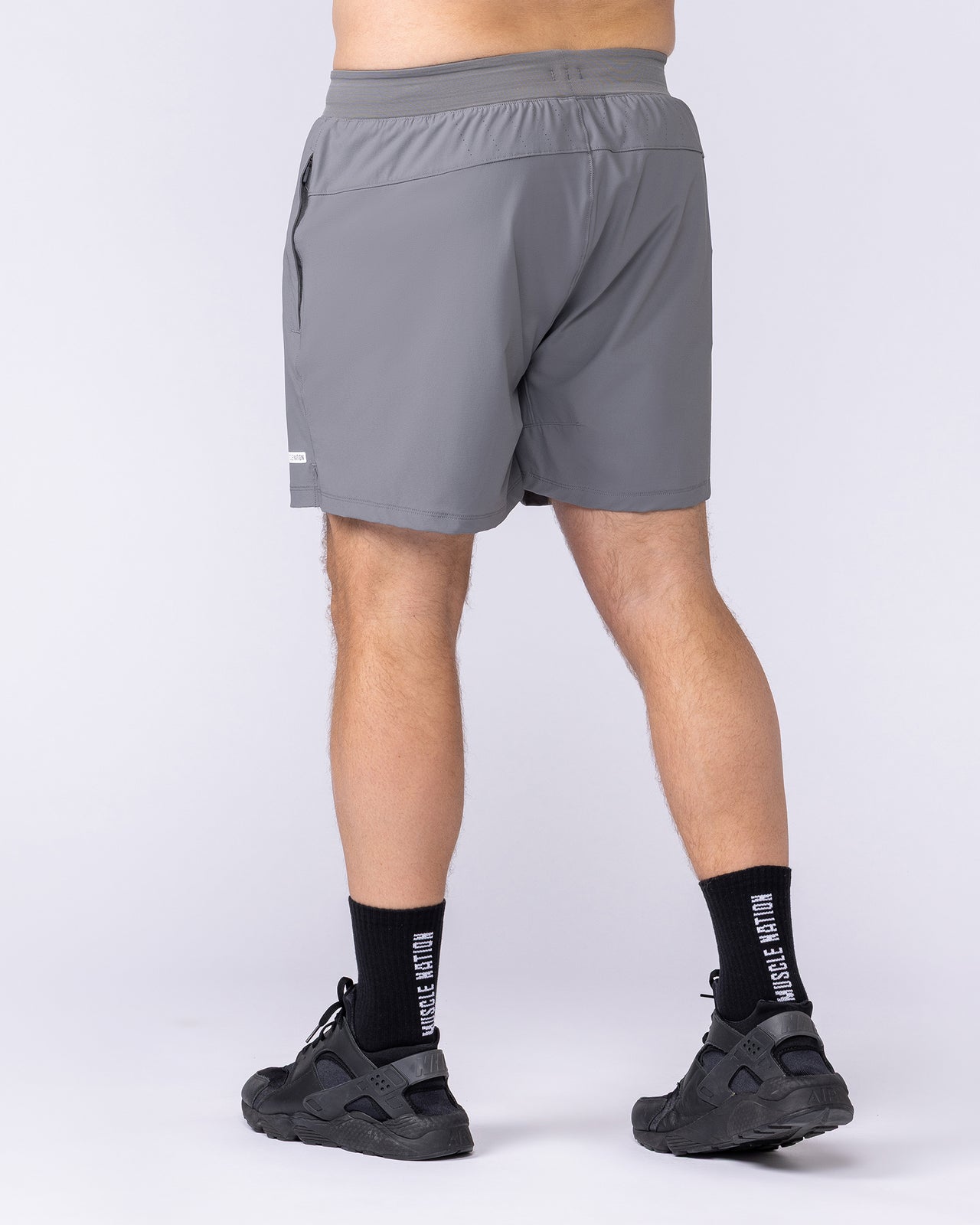 On Repeat Training 5" Shorts Tornado - Muscle Nation men's gym shorts, view 2