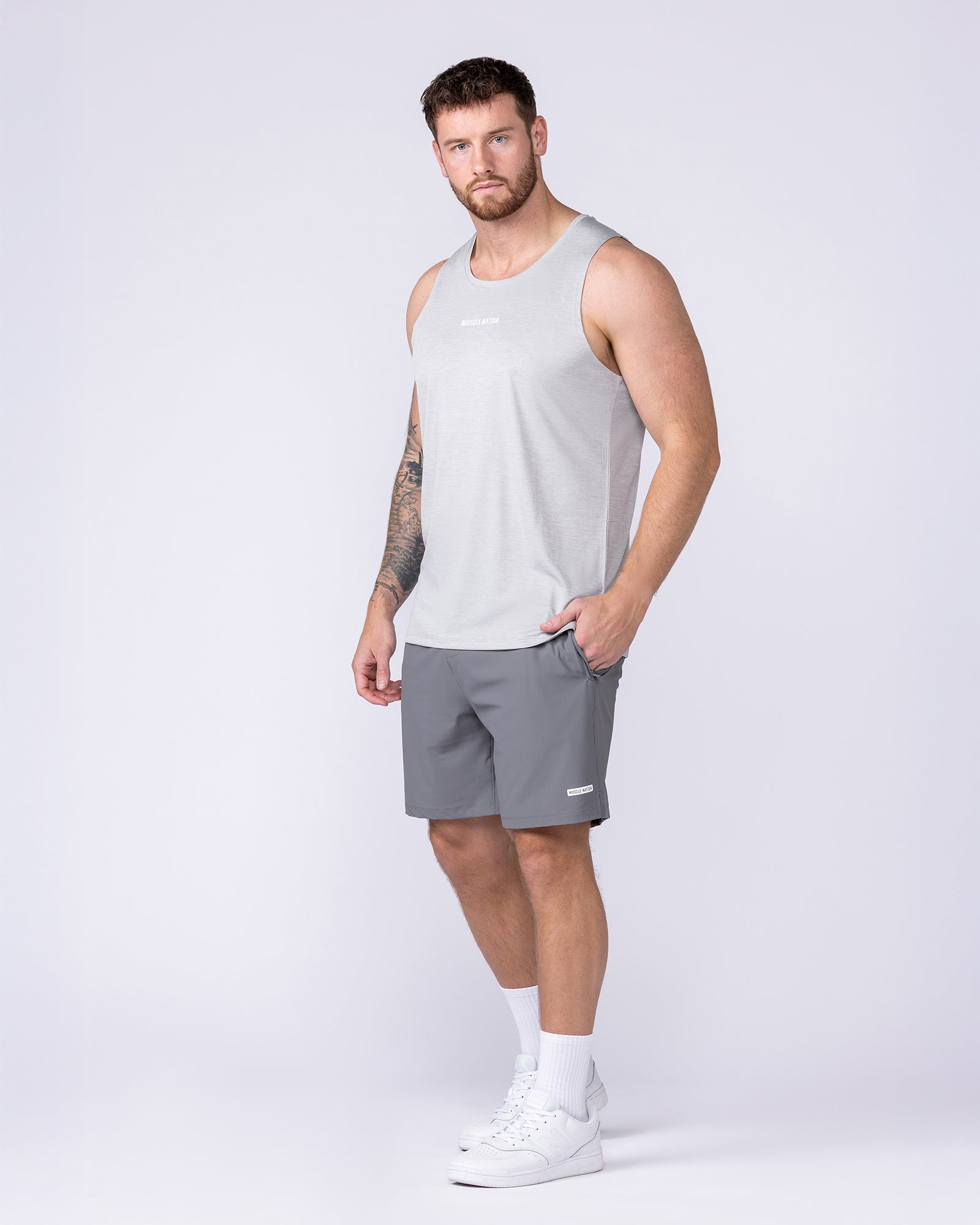 On Repeat Training 7” Shorts - Tornado-Shorts-S-1125153TRNDO-S-MNAPPRL44637-7-Muscle Nation