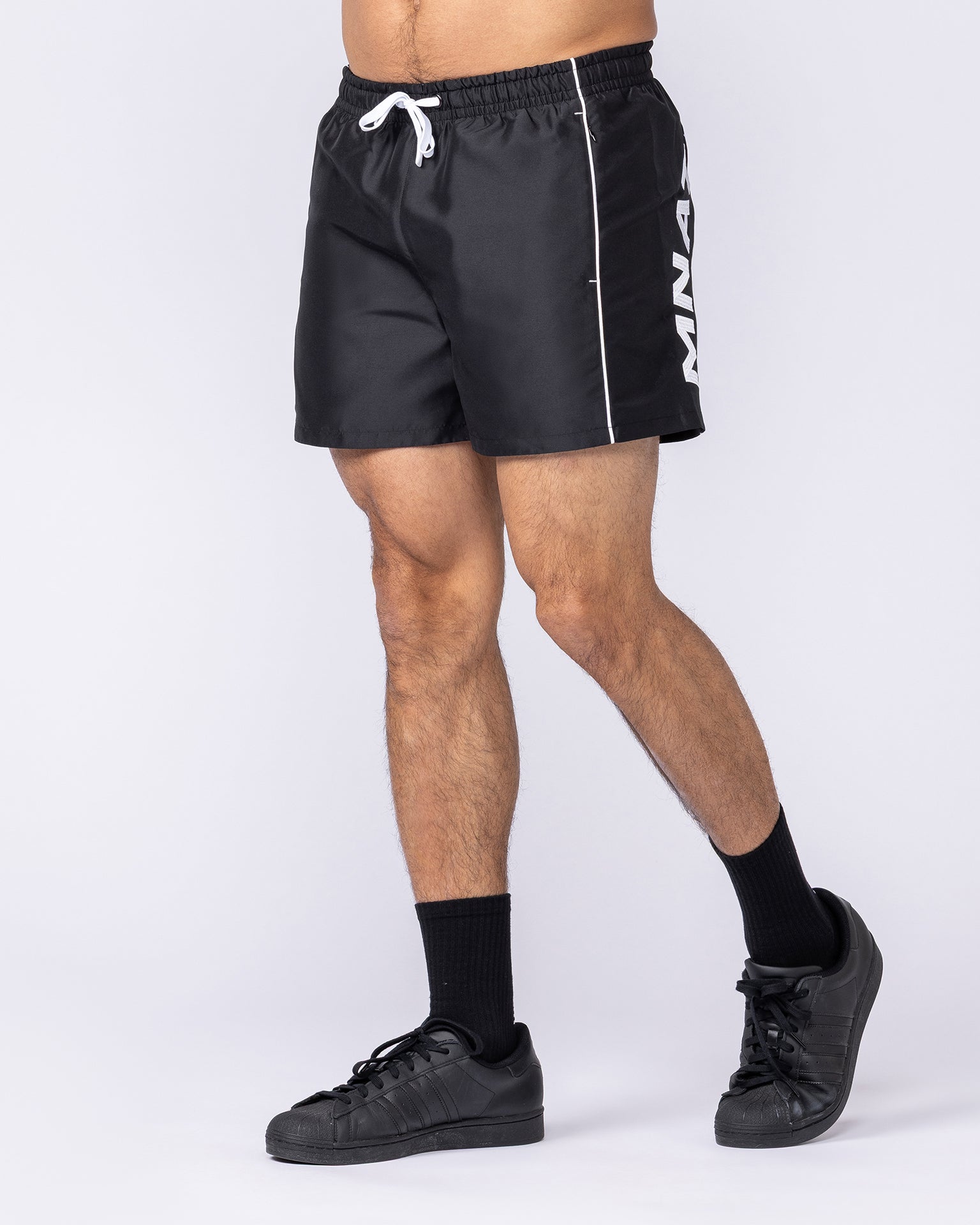 Overdrive 4" Shorts - Black-Shorts-S-112557BLK-S-MNAPPRL47636-3-Muscle Nation