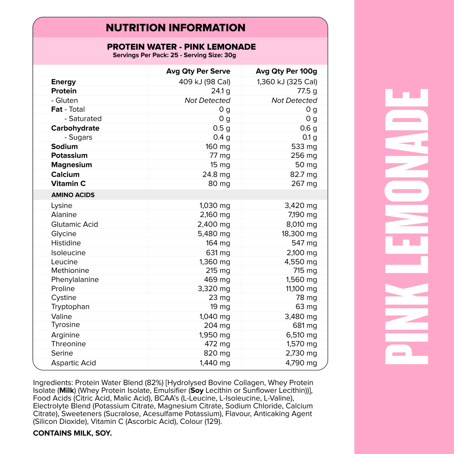 PROTEIN WATER - Creaming Soda - 25 serves-Protein Waters-MNSUPPS0378-9359054002821-3-Muscle Nation