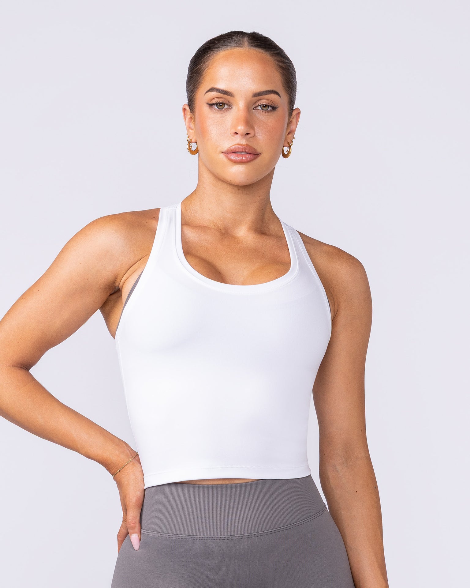 Practice Tank - White-Singlets & Tanks-XXS-062509WHT-XXS-MNAPPRL42891-1-Muscle Nation