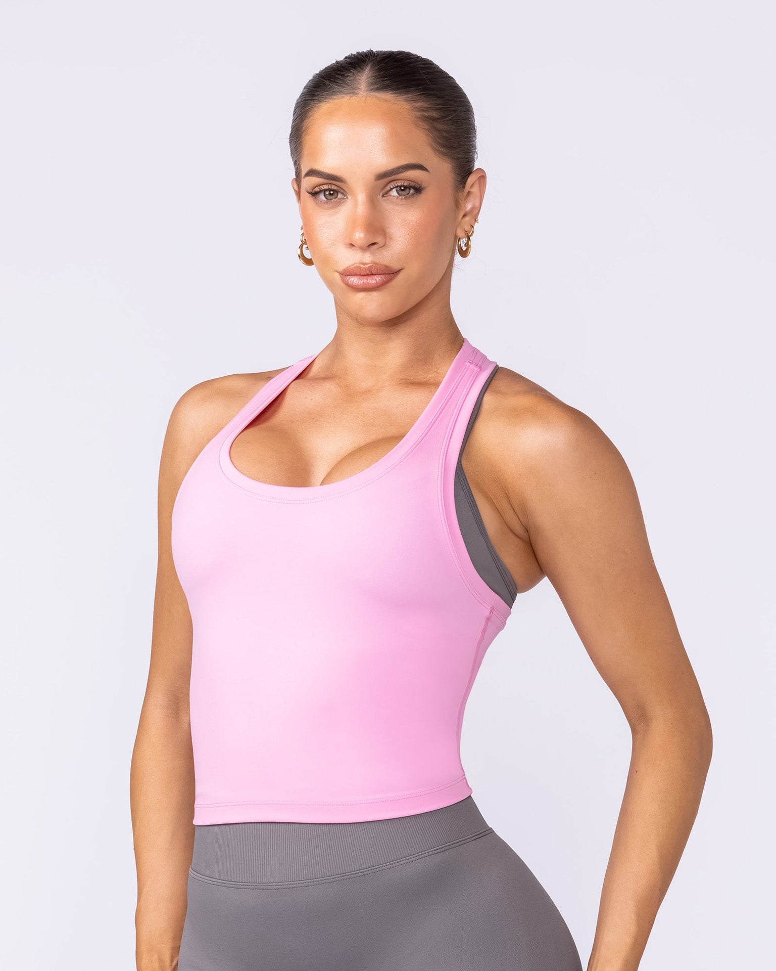 Practice Tank - Pink Frosting-Singlets & Tanks-XXS-122501PNKFRST-XXS-MNAPPRL48103-3-Muscle Nation