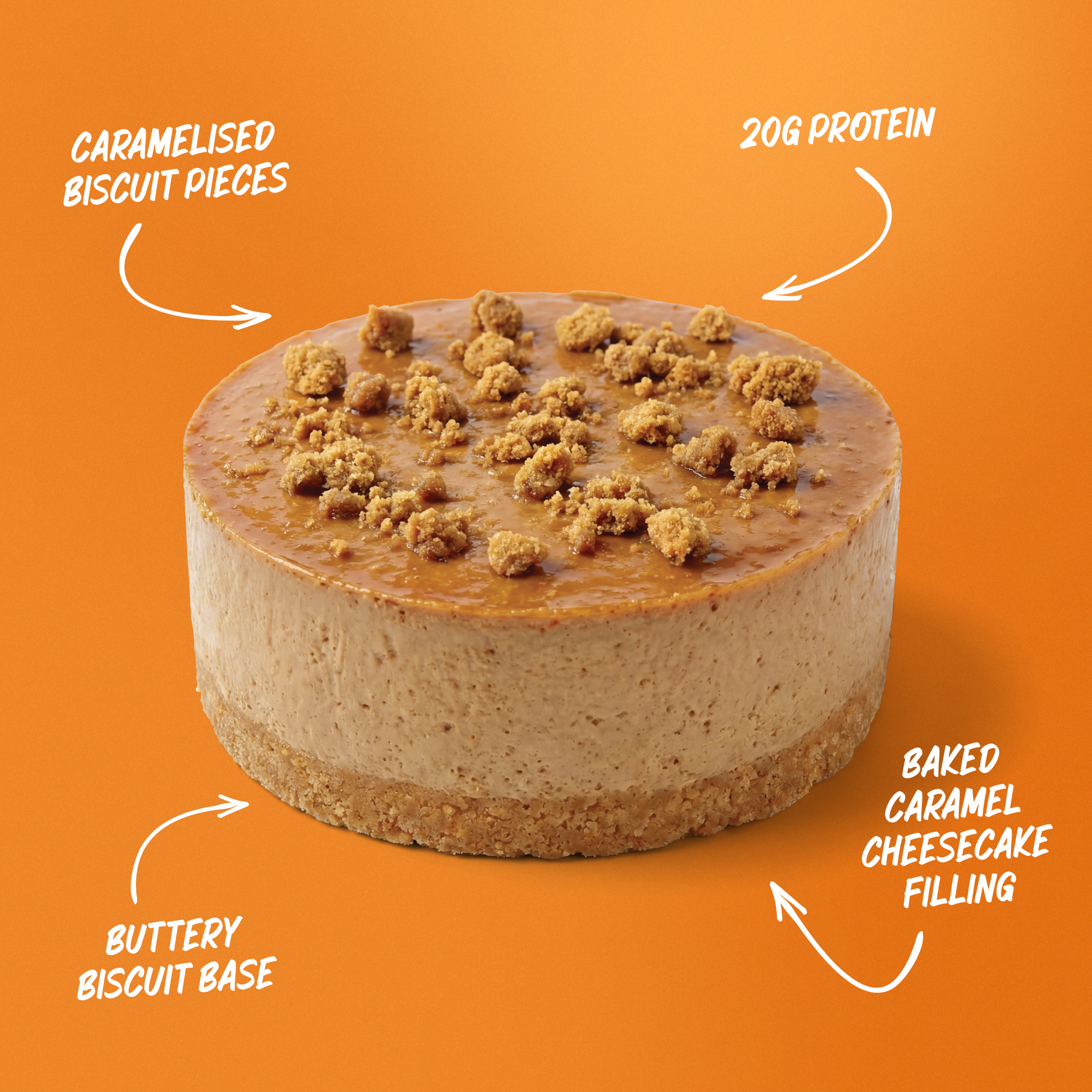Protein Cheesecake - Caramel Biscuit-3-Muscle Nation