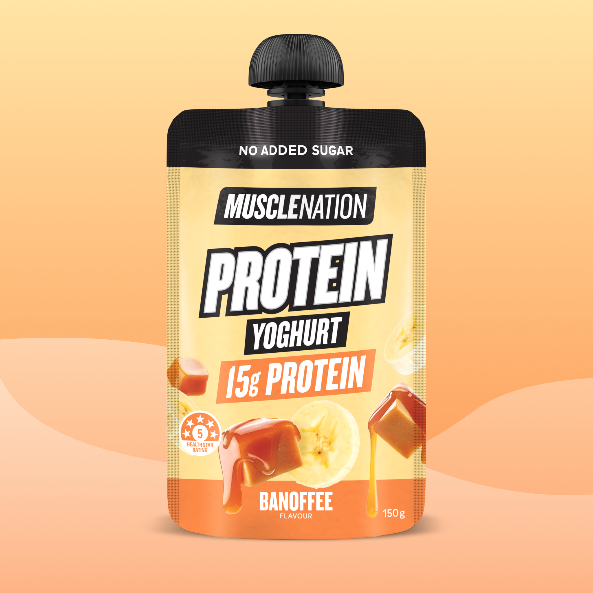 PROTEIN YOGHURT - Banoffee Pouch-Yoghurt-MNSUPPS0490-1-Muscle Nation
