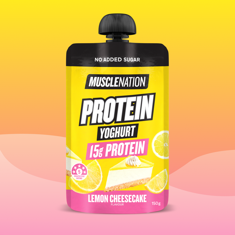 PROTEIN YOGHURT - Lemon Cheesecake Pouch-Yoghurt-MNSUPPS0496-1-Muscle Nation