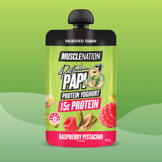 PROTEIN YOGHURT - Pistachio Papi - Raspberry Pistachio Pouch-Yoghurt-MNSUPPS0493-1-Muscle Nation