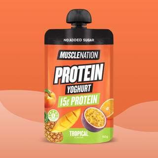 PROTEIN YOGHURT - Tropical Pouch-Yoghurt-MNSUPPS0491-1-Muscle Nation
