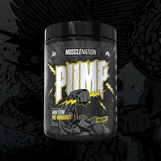 PUMP Pre-Workout Caffeine Free - Pineapple - 40 serves-Pump-MNSUPPS0405-9359054003019-1-Muscle Nation