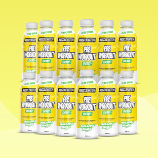 Pre-Workout RTD - Pineapple Punch 500ml (12 Pack)-Ready to Drink-MNSUPPS0361-19359054001807-1-Muscle Nation