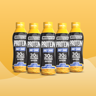 Protein Shake RTD - Choc Honeycomb 400ml Bottle (6 Pack)-Ready to Drink-MNSUPPS0502-19359054002132-1-Muscle Nation