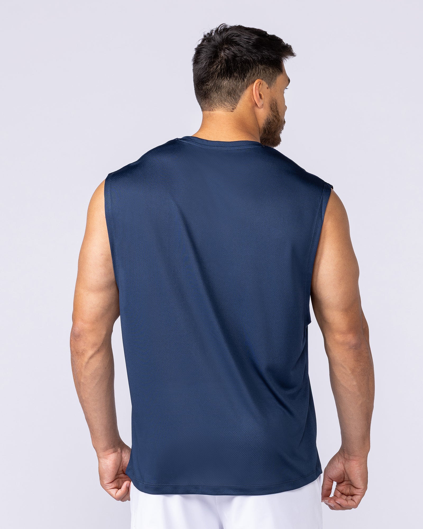Relaxed Active Tank - Navy-Singlets & Tanks-S-112560NAVY-S-MNAPPRL47048-4-Muscle Nation