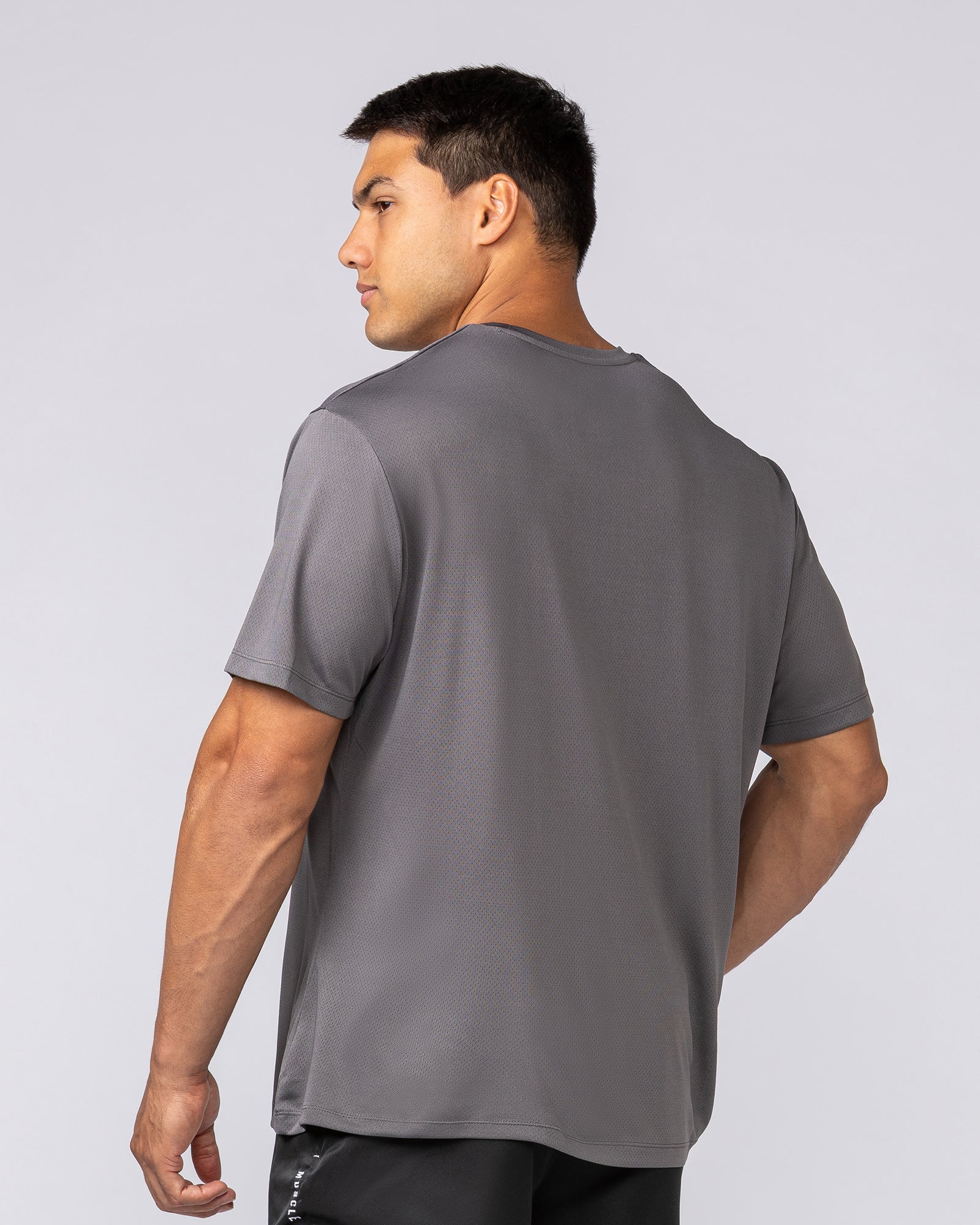 Relaxed Active Tee - Gunmetal-T-Shirts-S-062521GUNMTL-S-MNAPPRL43181-3-Muscle Nation
