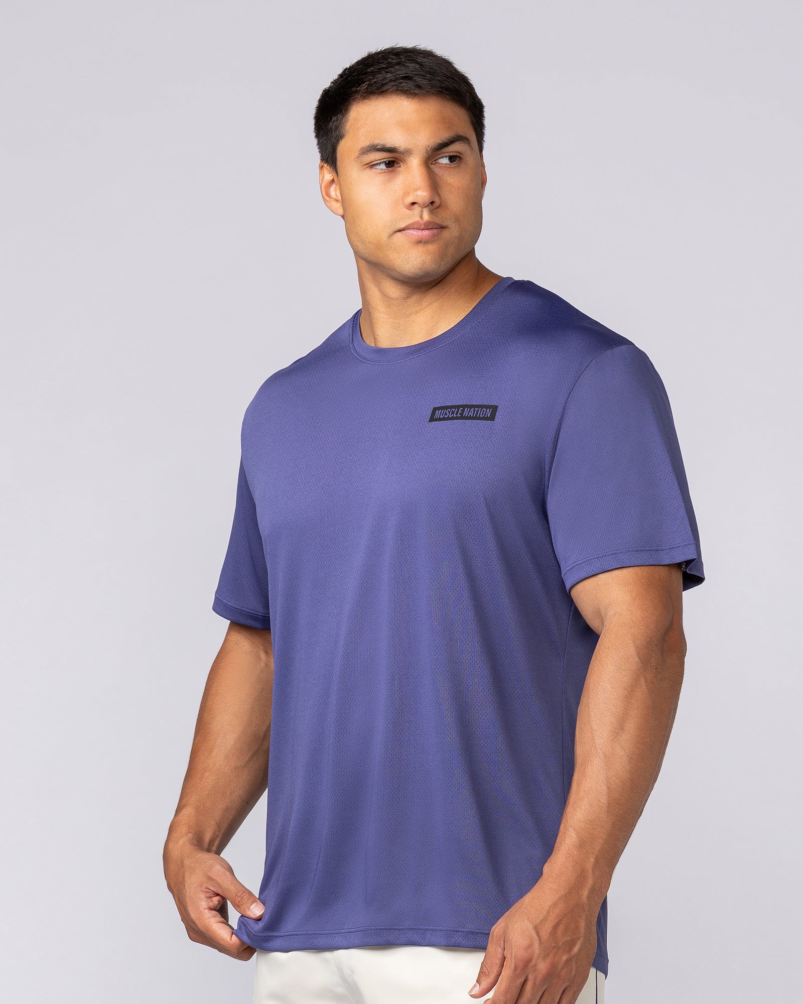 Relaxed Active Tee - Midnight-T-Shirts-S-062521MDNGHT-S-MNAPPRL43188-2-Muscle Nation