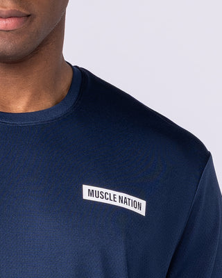 Relaxed Active Tee - Navy-T-Shirts-S-112559NAVY-S-MNAPPRL47062-2-Muscle Nation