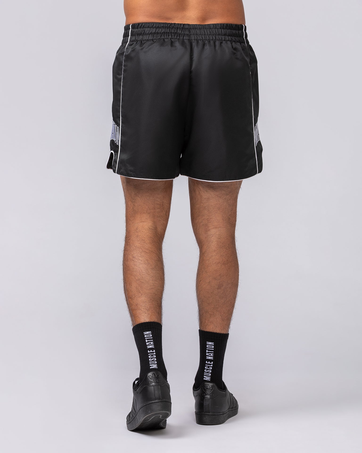 Round House 5" Shorts - Black-Shorts-S-112463BLK-S-MNAPPRL35641-5-Muscle Nation