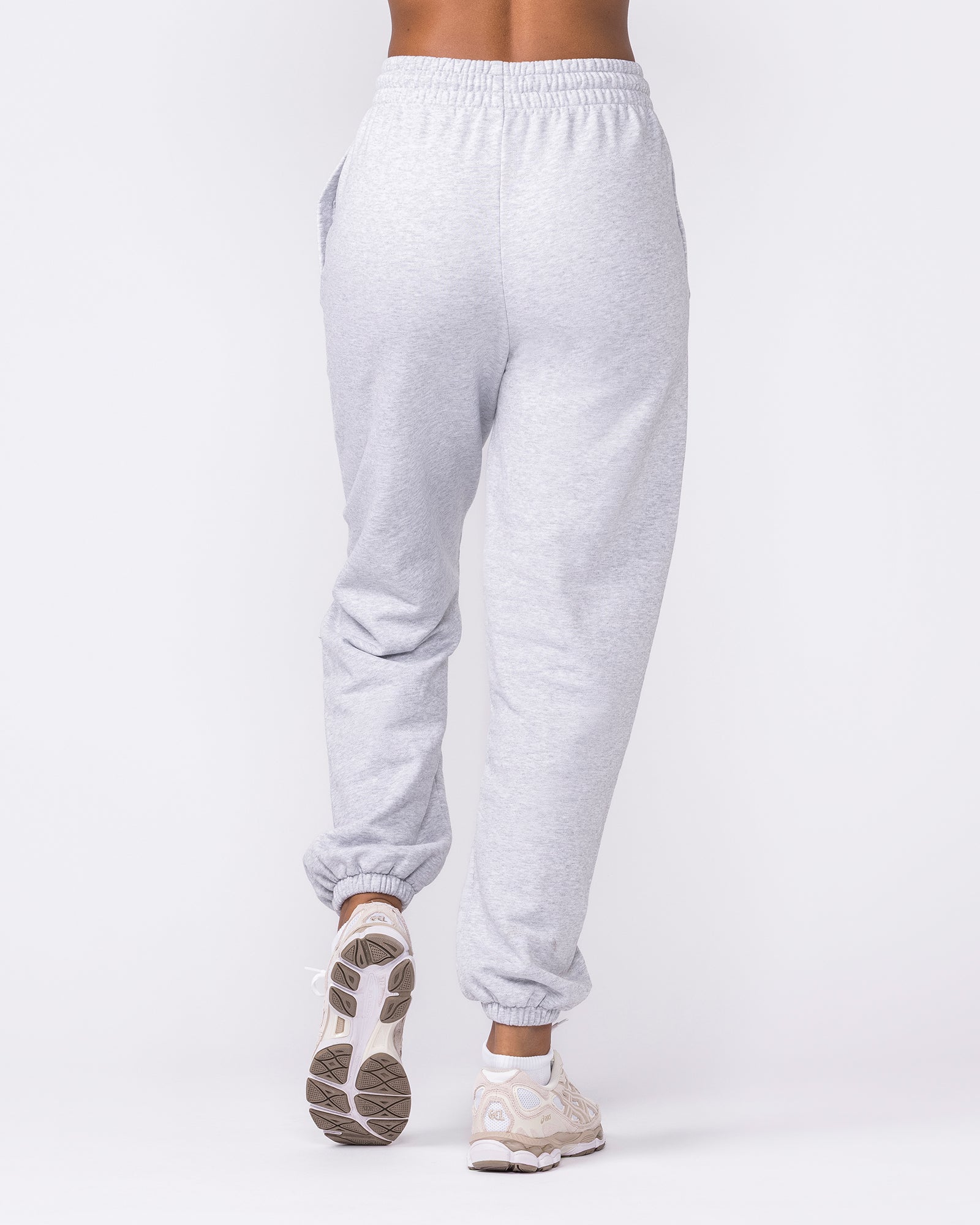 Routine Slouchy Trackies - Light Grey Marl-Bottoms-XXS-042604LTGRYMRL-XXS-MNAPPRL49937-5-Muscle Nation