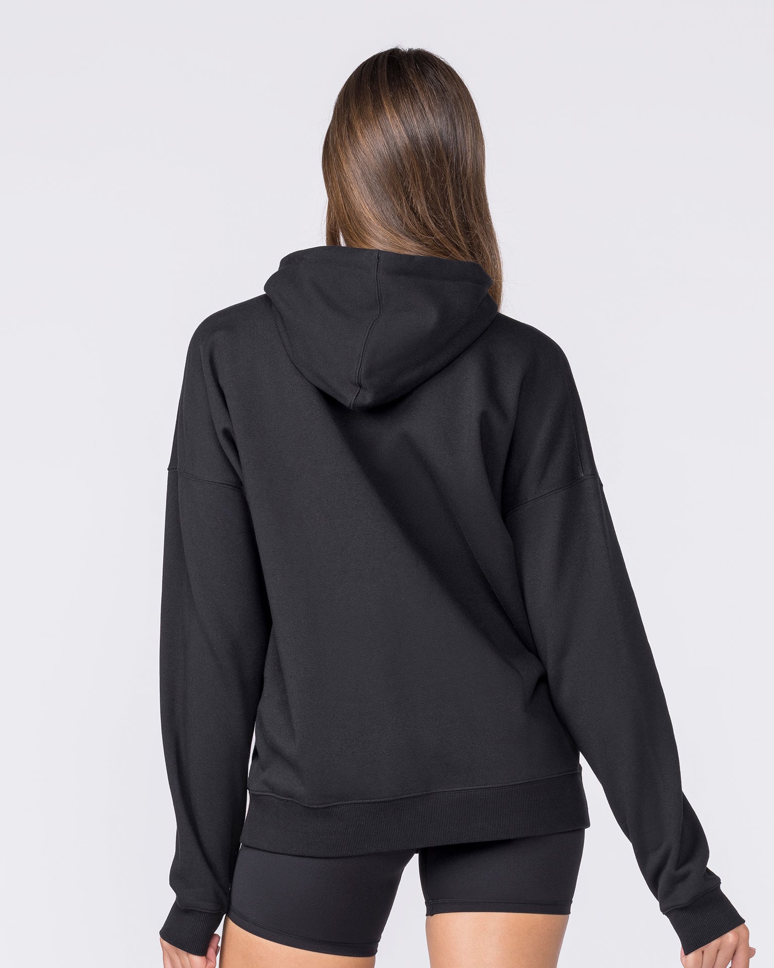 Routine Zip Through Hoodie - Black-Jumpers & Hoodies-XXS-032619BLK-XXS-MNAPPRL49224-6-Muscle Nation