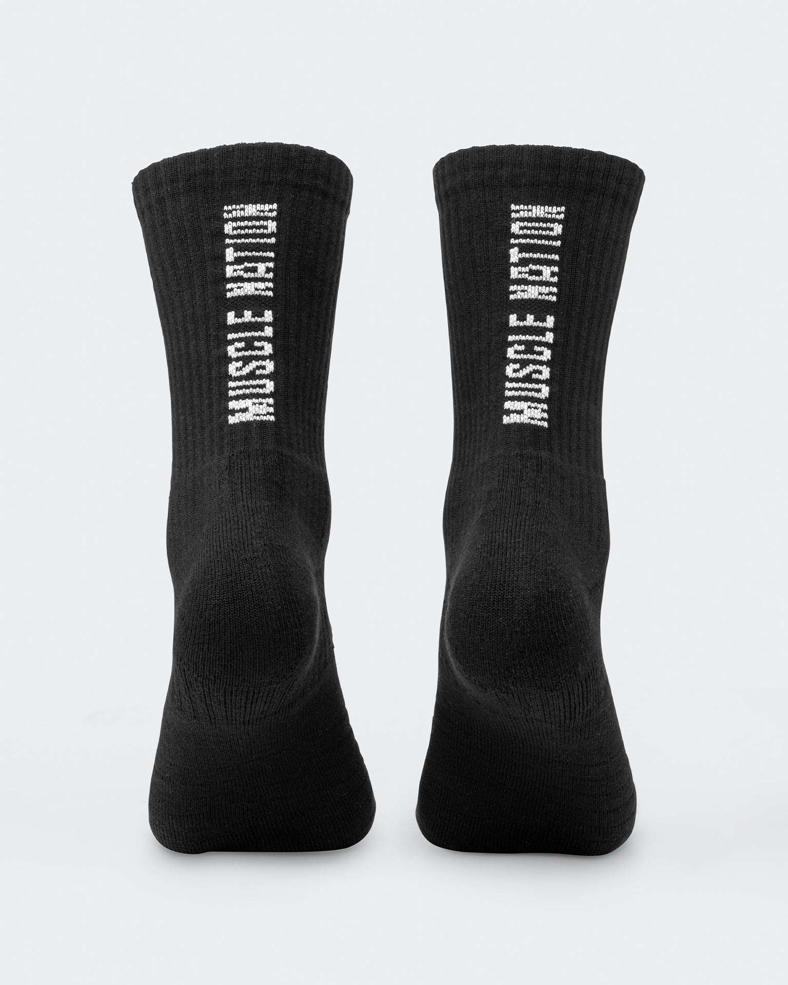 Mens Trainer Crew Sock - 2Pack Black /White Multi-Socks-White Black Multi-ACC022572WHTBLKM-ONE-MNAPPRL42440-3-Muscle Nation