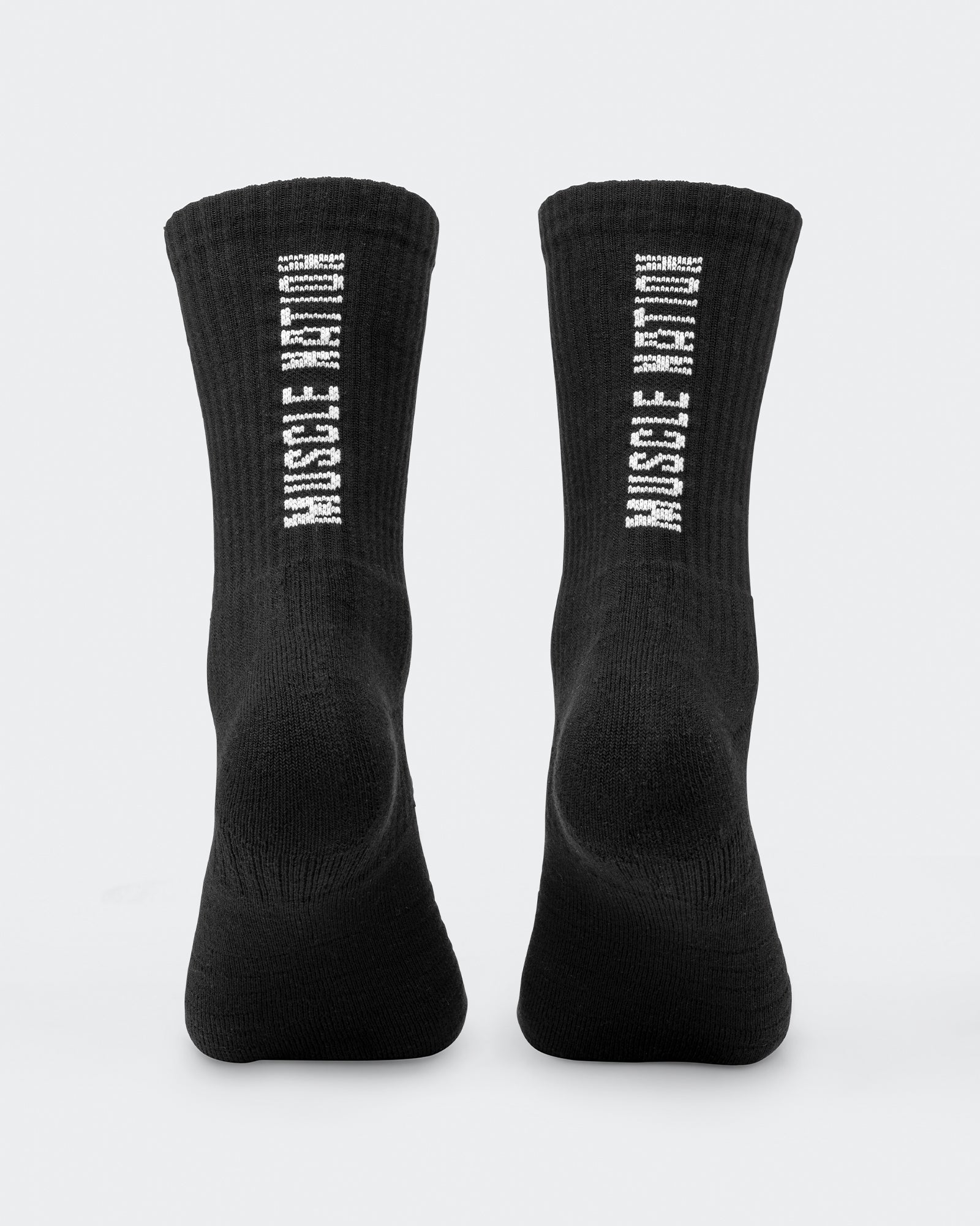 Mens Trainer Crew Sock - 2Pack Black /White Multi-Socks-White Black Multi-ACC022572WHTBLKM-ONE-MNAPPRL42440-3-Muscle Nation