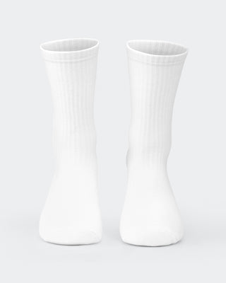 Mens Trainer Crew Sock - 2Pack Black /White Multi-Socks-White Black Multi-ACC022572WHTBLKM-ONE-MNAPPRL42440-7-Muscle Nation