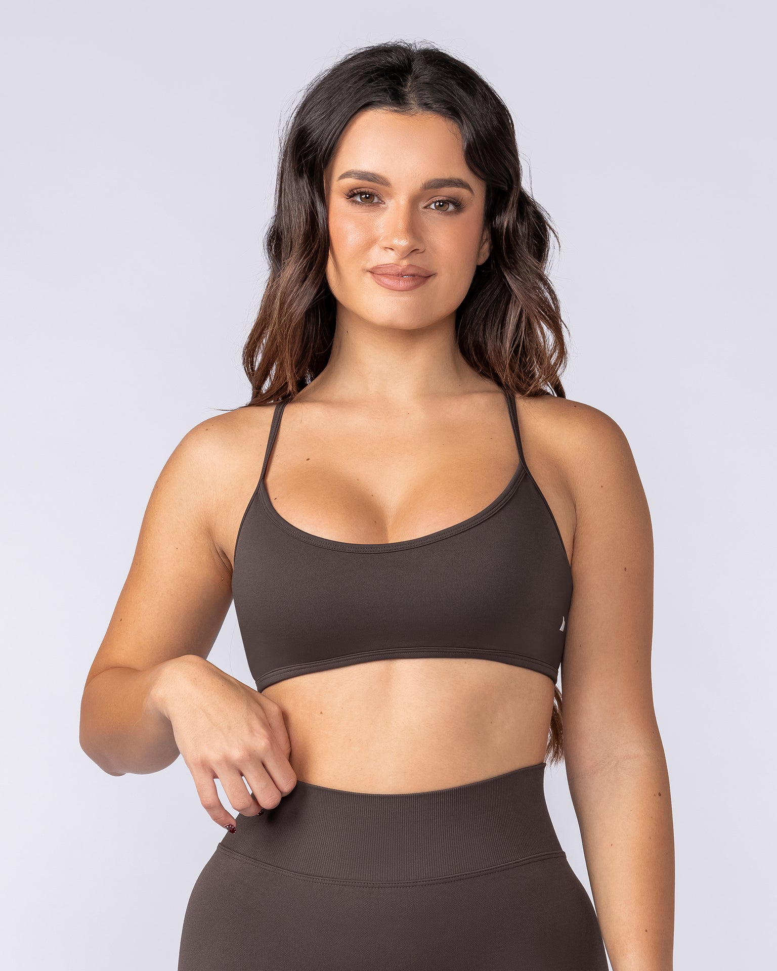 Sculpt Seamless Bralette Cocoa - Muscle Nation women's bralette