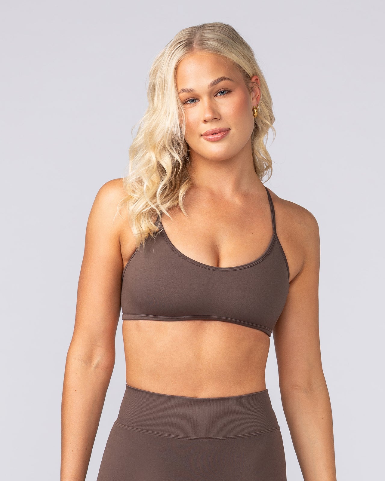 Sculpt Seamless Bralette Cola - Muscle Nation women's bralette, view 3