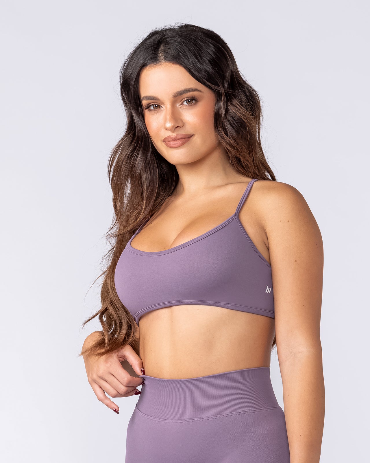 Sculpt Seamless Bralette Dark Thistle - Muscle Nation women's bralette, view 3