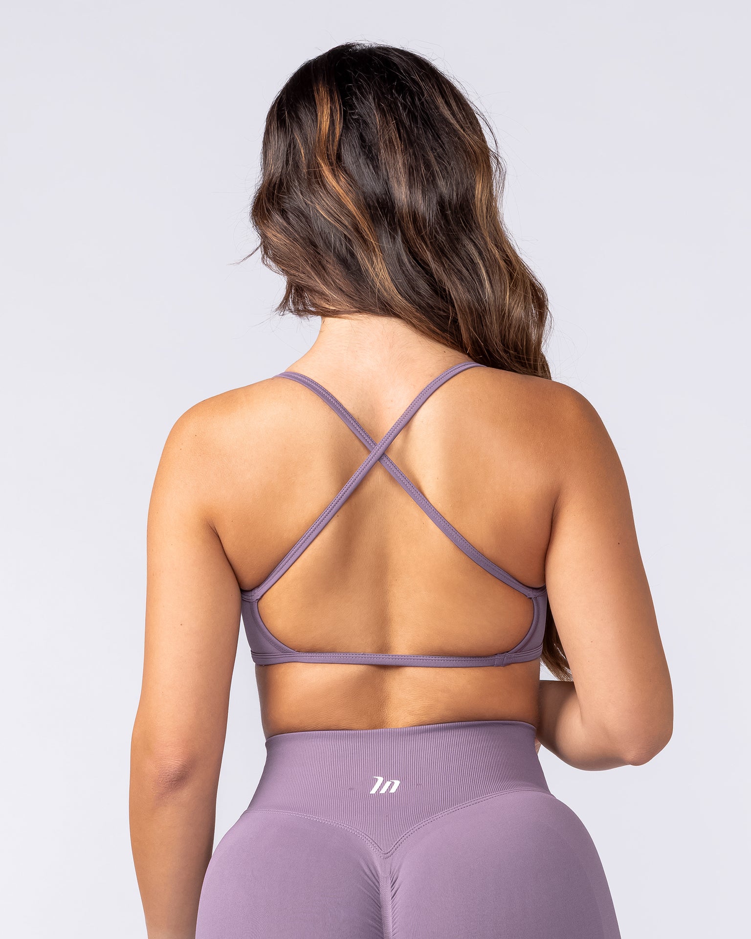 Sculpt Seamless Bralette Dark Thistle - Muscle Nation women's bralette, view 4
