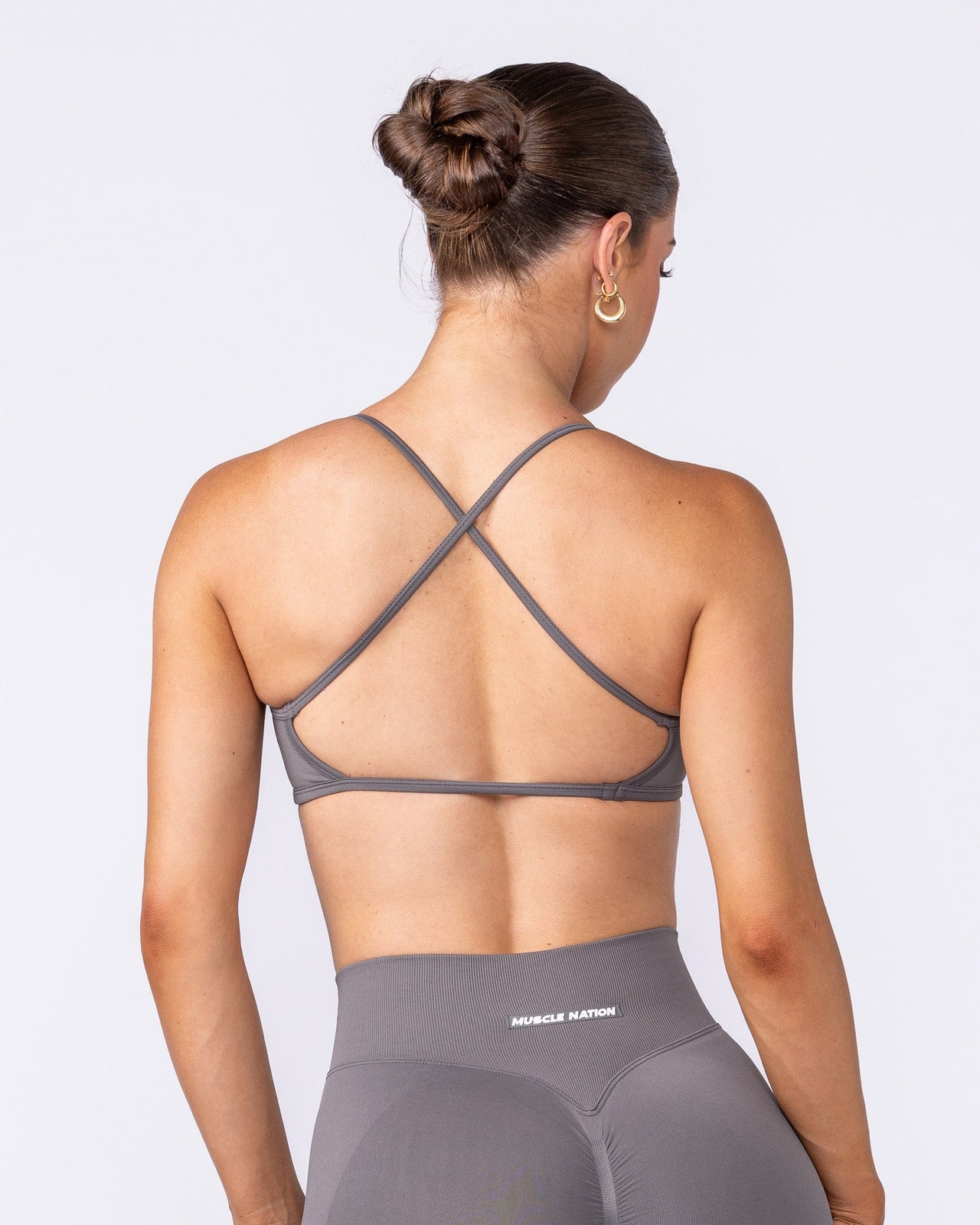Sculpt Seamless Bralette Vapour - Muscle Nation women's bralette, view 3