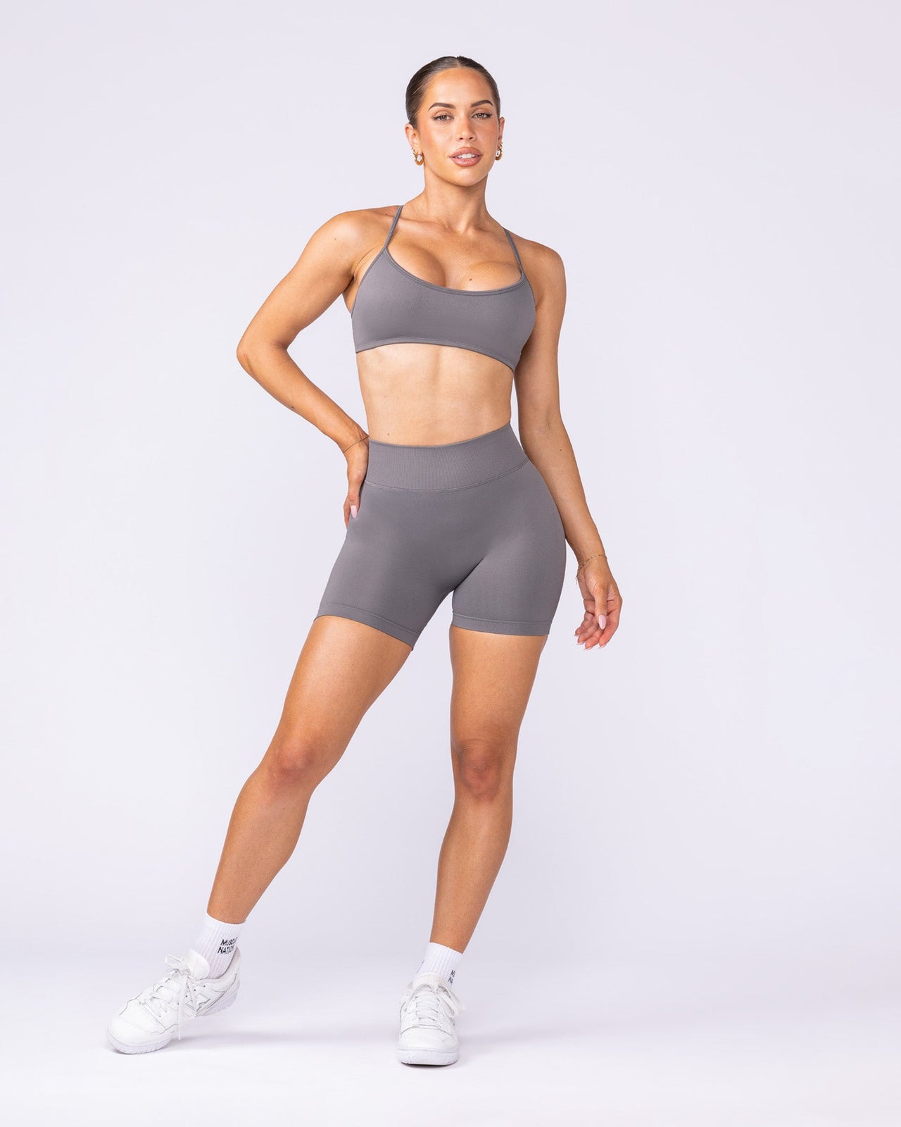 Sculpt Seamless Bralette Vapour - Muscle Nation women's bralette, view 6