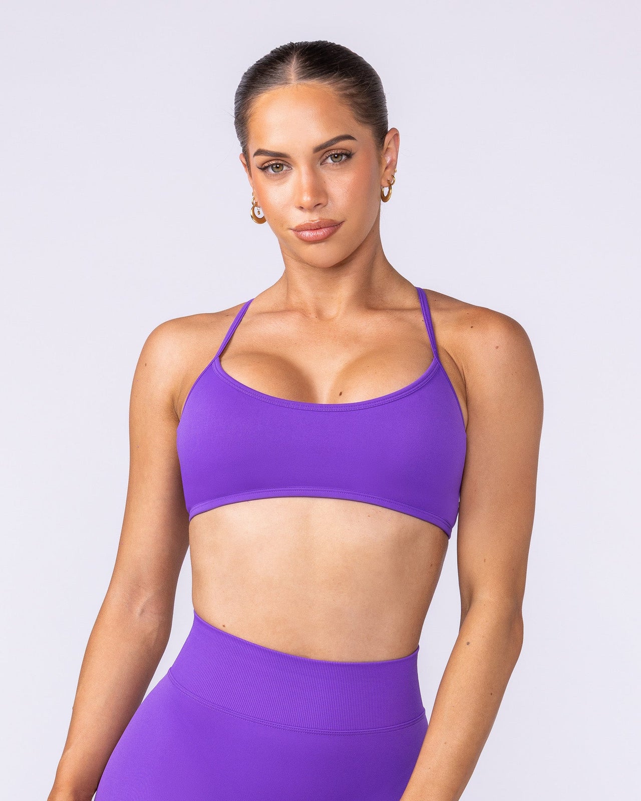 Sculpt Seamless Bralette Viola - Muscle Nation women's bralette, view 3