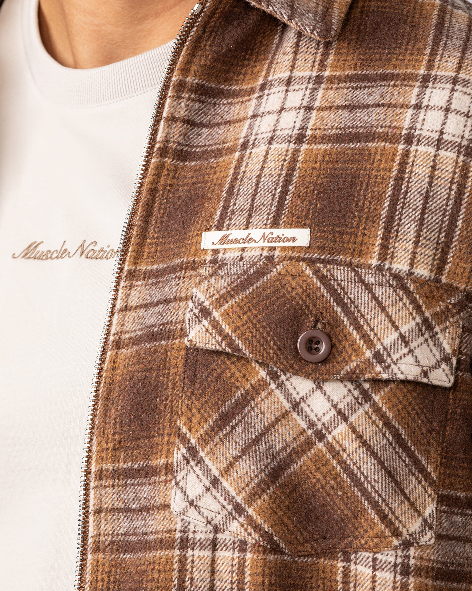 Oversized Shacket - Plaid-Jackets-XS-032518PLD-XS-MNAPPRL44597-3-Muscle Nation