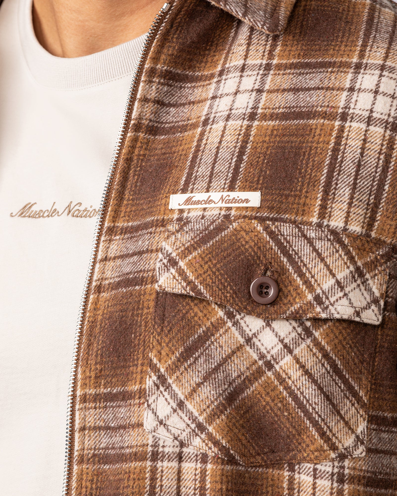 Oversized Shacket - Plaid-Jackets-XS-032518PLD-XS-MNAPPRL44597-3-Muscle Nation