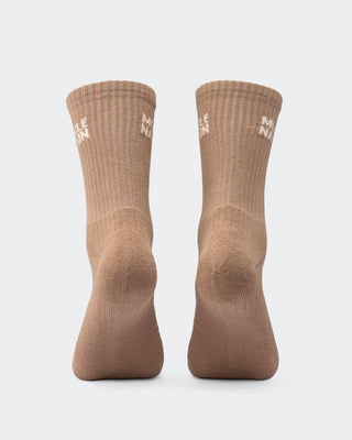Mens Essential Crew Socks (3x Pack) - Cream / Eggshell / Evergreen-Socks-Cream / Eggshell / Evergreen-AC112336CRMEGGEGRN-ONE-MNAPPRL26514-2-Muscle Nation
