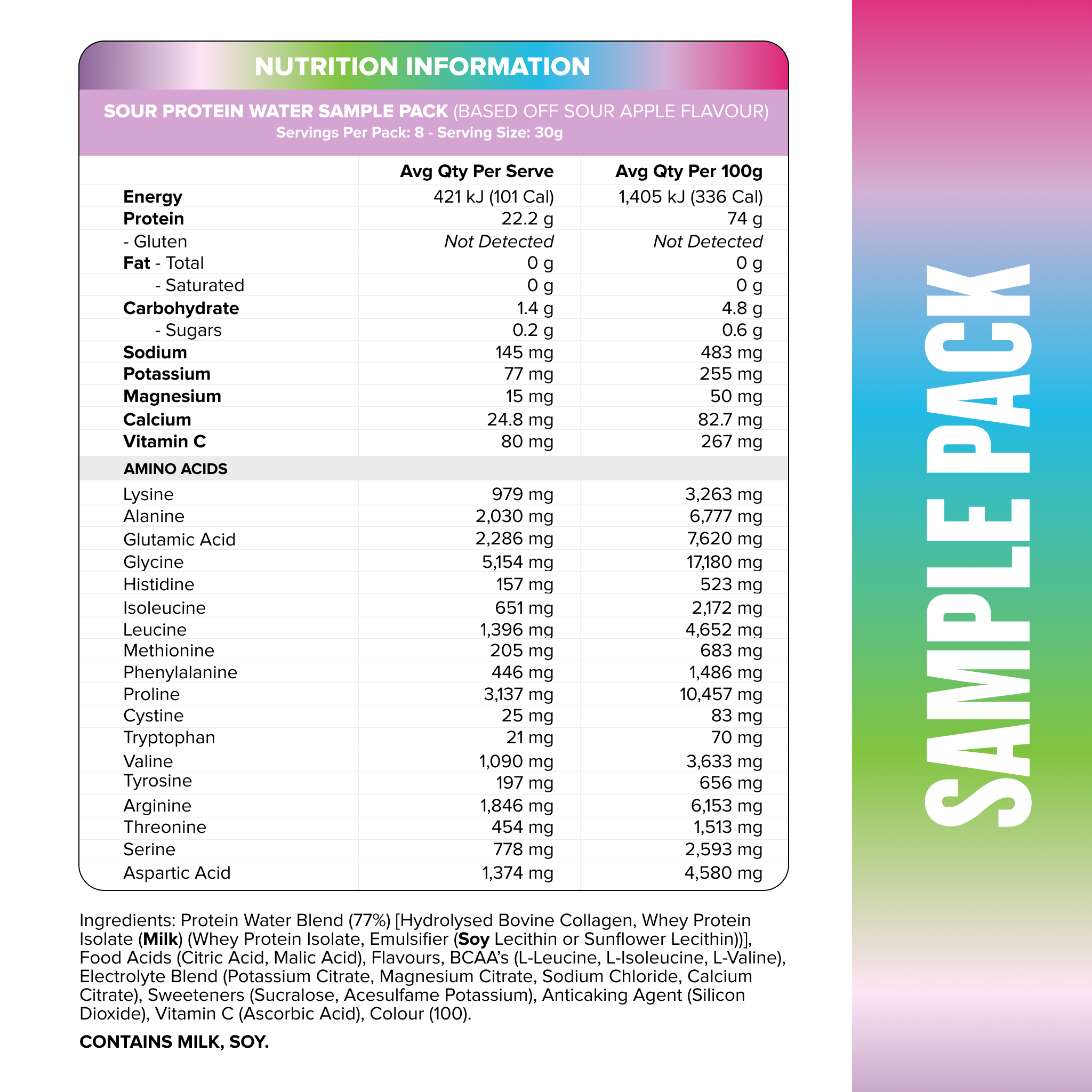 Protein Water Sample Bundle-Clear / Black-3-Muscle Nation