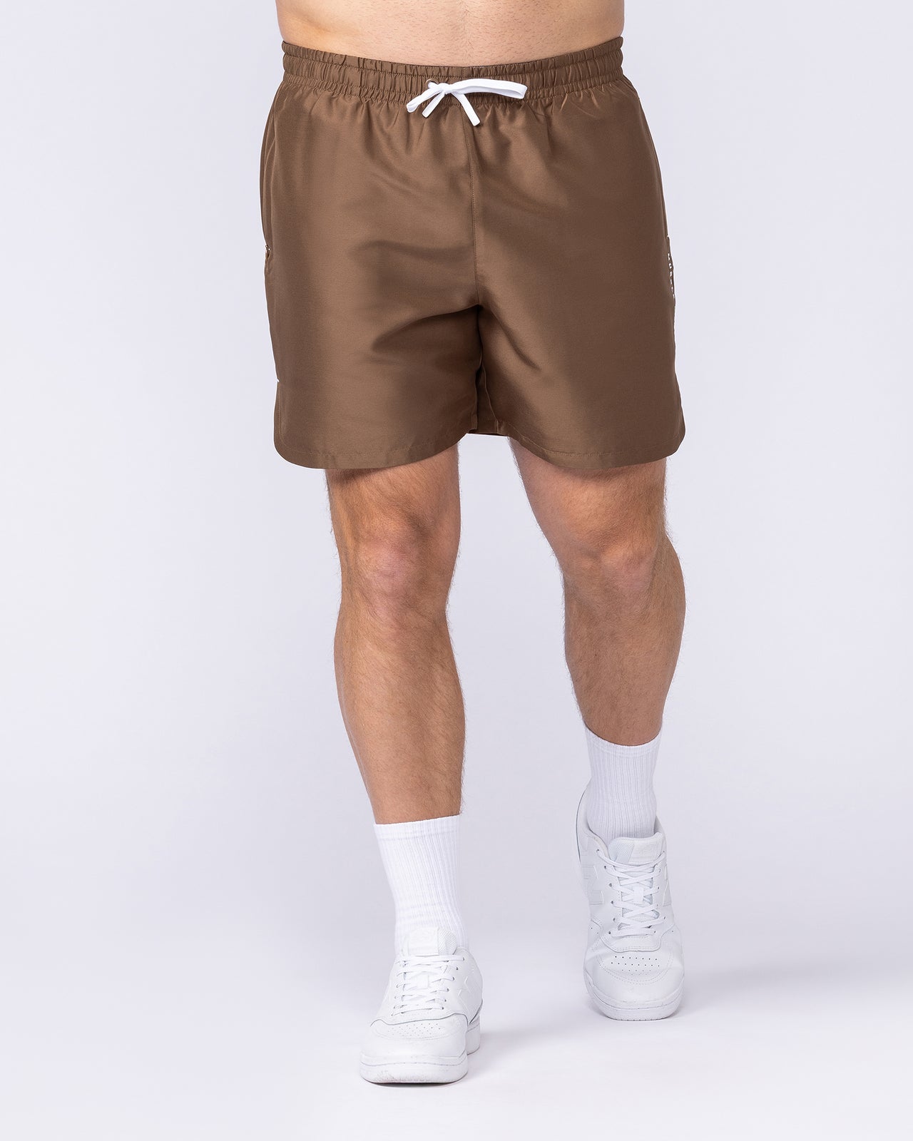 Standard Shorts Hazelnut - Muscle Nation men's gym shorts, view 3
