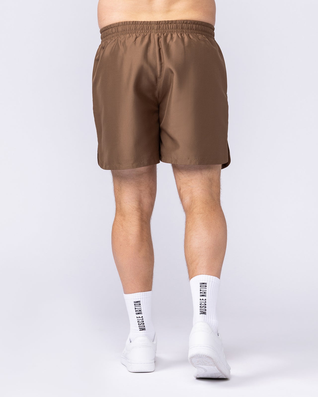 Standard Shorts Hazelnut - Muscle Nation men's gym shorts, view 5
