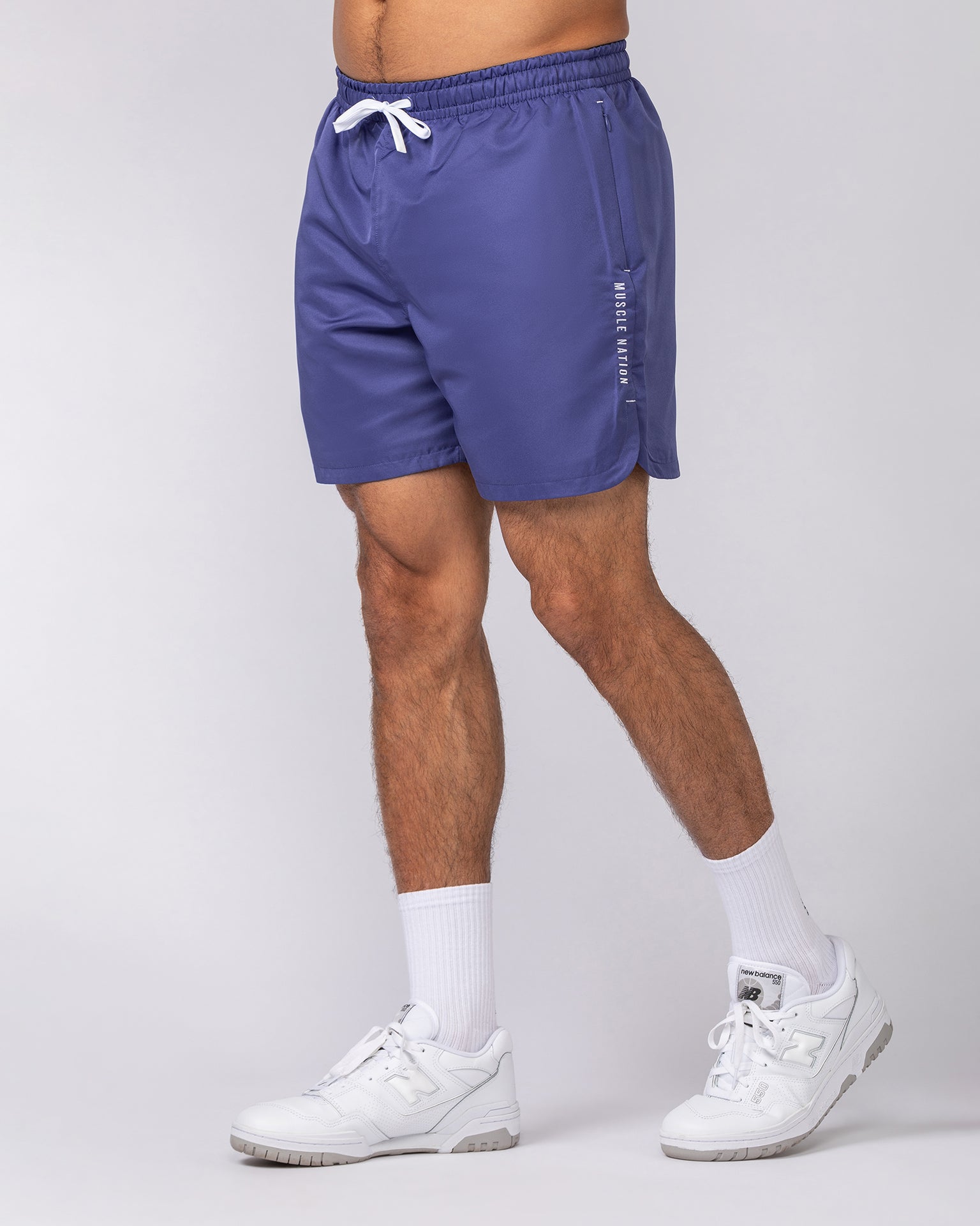 Standard Shorts Midnight - Muscle Nation men's gym shorts, view 3