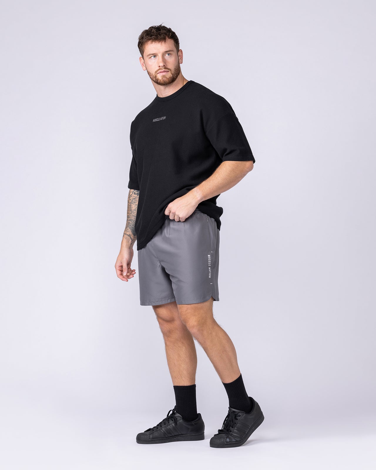 Standard Shorts Tornado - Muscle Nation men's gym shorts, view 6