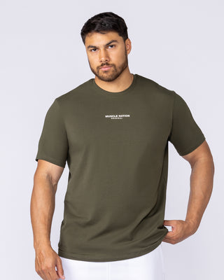 Staple Condition Tee - Dark Khaki-T-Shirts-S-112561DKHAKI-S-MNAPPRL44644-1-Muscle Nation