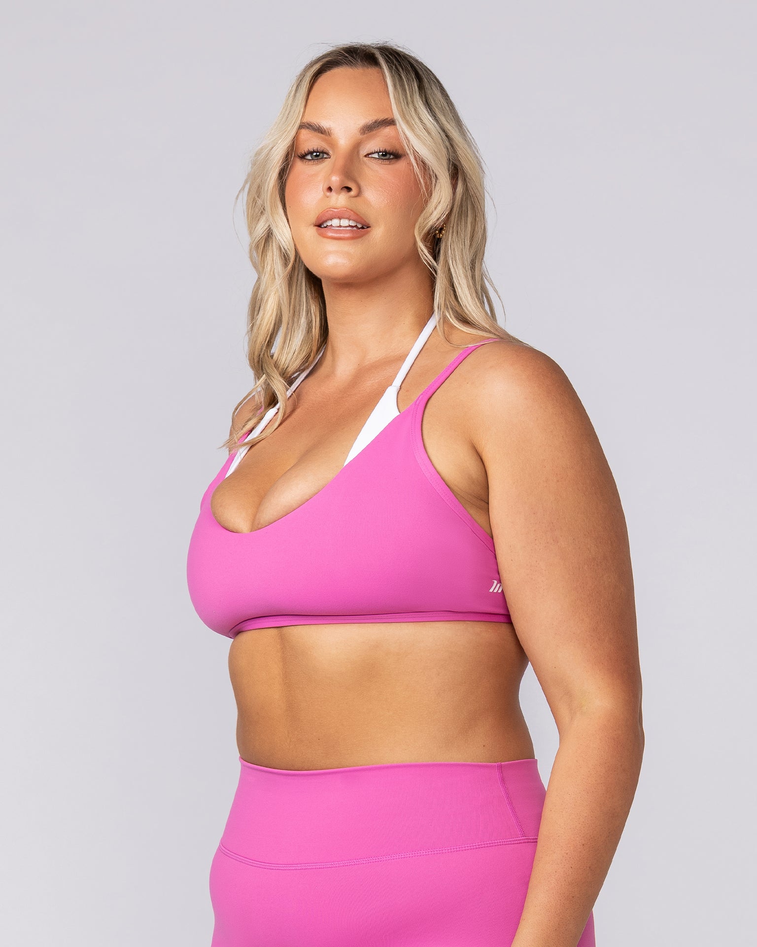 Stellar Bralette - Hibiscus-Bralettes-XXS-062504HIB-XXS-MNAPPRL42996-3-Muscle Nation