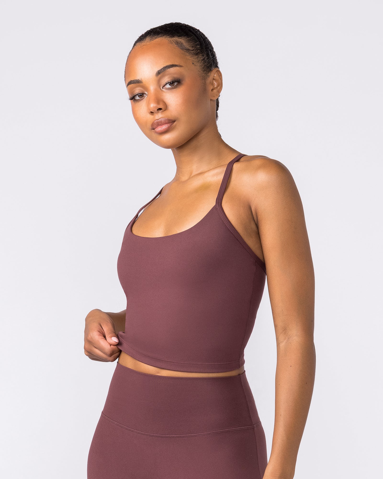 Stride Bra Tank - Rocky Road-Singlets & Tanks-XXS-042613RKRD-XXS-MNAPPRL50162-4-Muscle Nation