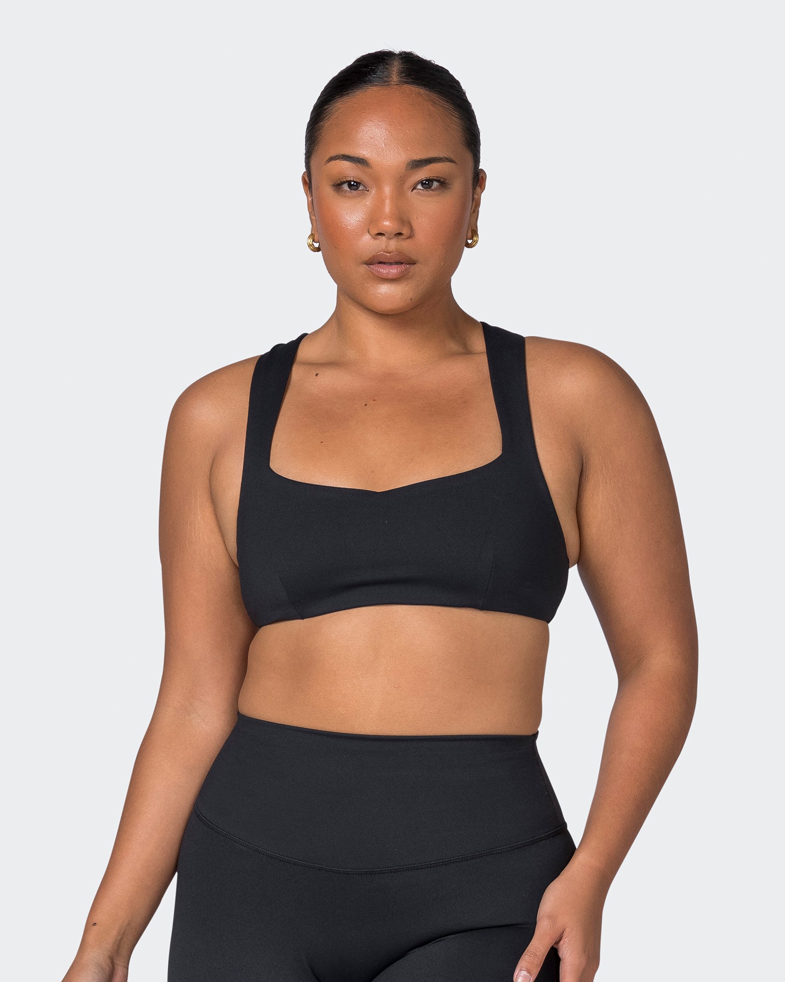 Pulse Bralette - Black-Bralettes-XS-052302BLK-XS-MNAPPRL24428-1-Muscle Nation