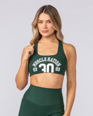 Takeover Bra - Forest Green-Sports Bras-XXS-092501FRSGRN-XXS-MNAPPRL44438-2-Muscle Nation