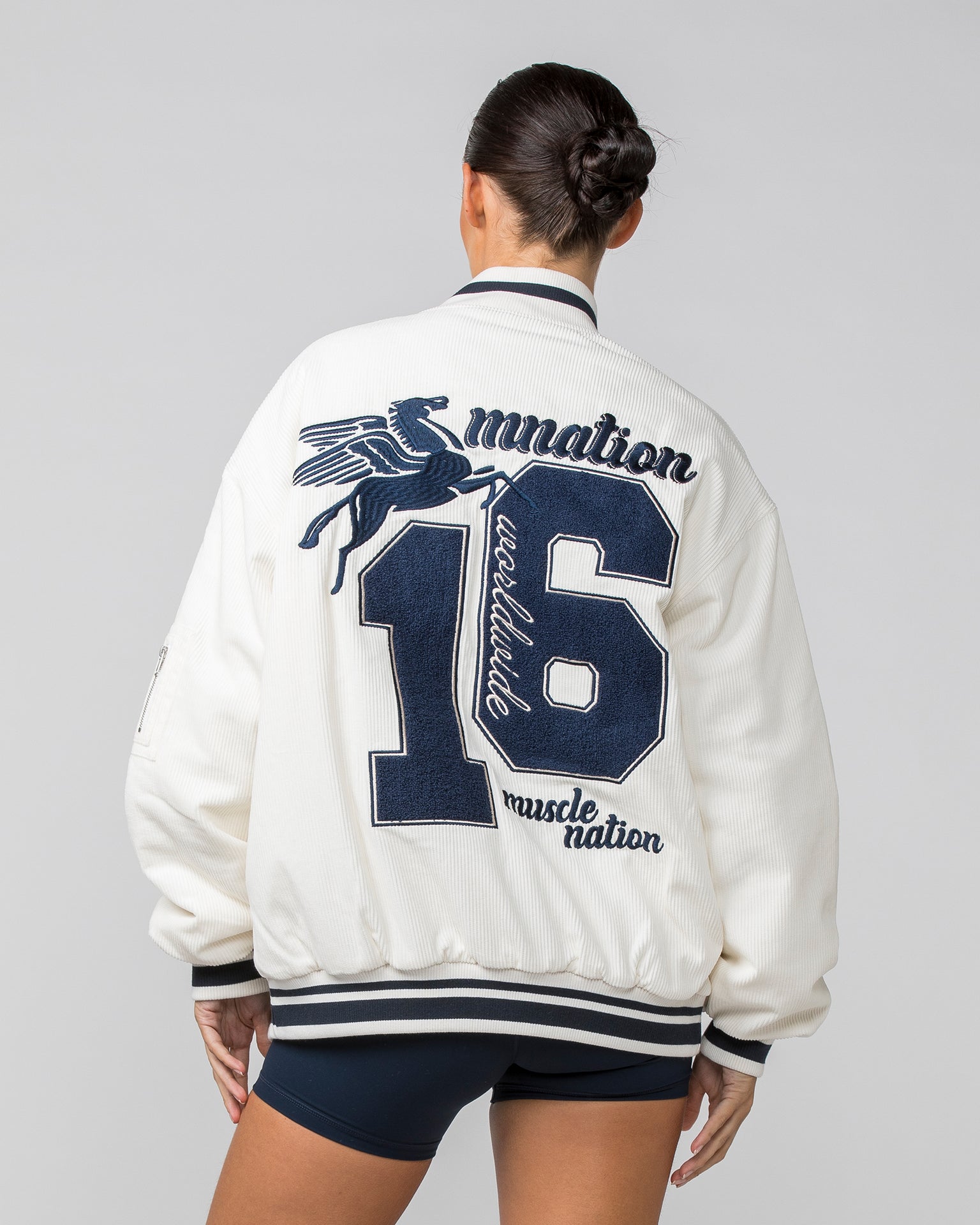 Retro Cord Bomber Jacket - Travertine-Jackets-XS-042420TRAV-XS-MNAPPRL31288-7-Muscle Nation