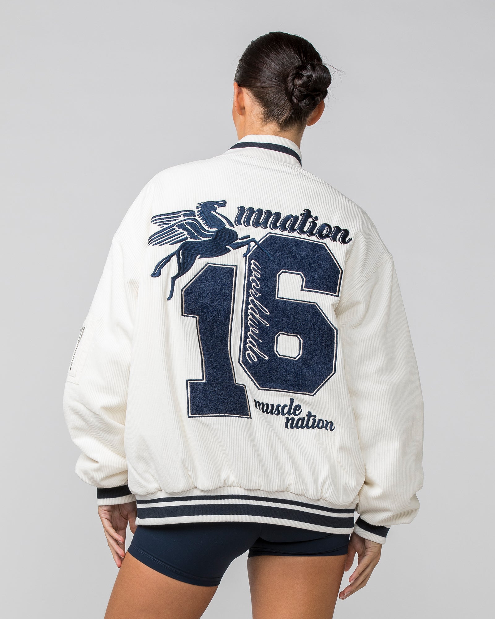 Retro Cord Bomber Jacket - Travertine-Jackets-XS-042420TRAV-XS-MNAPPRL31288-7-Muscle Nation