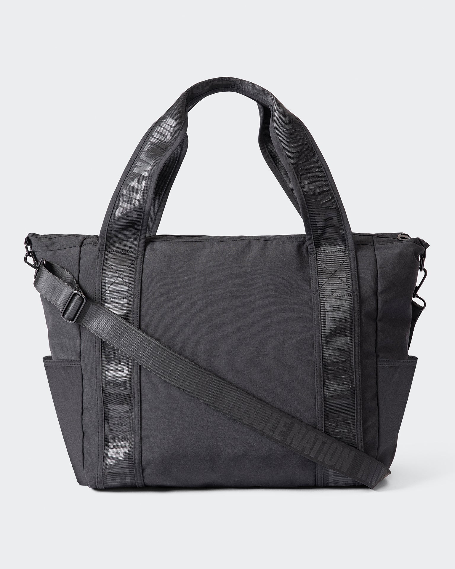 Muscle Nation Tote Bag - Black-Accessories-ACC1125209BLK-MNAPPRL47988-1-Muscle Nation