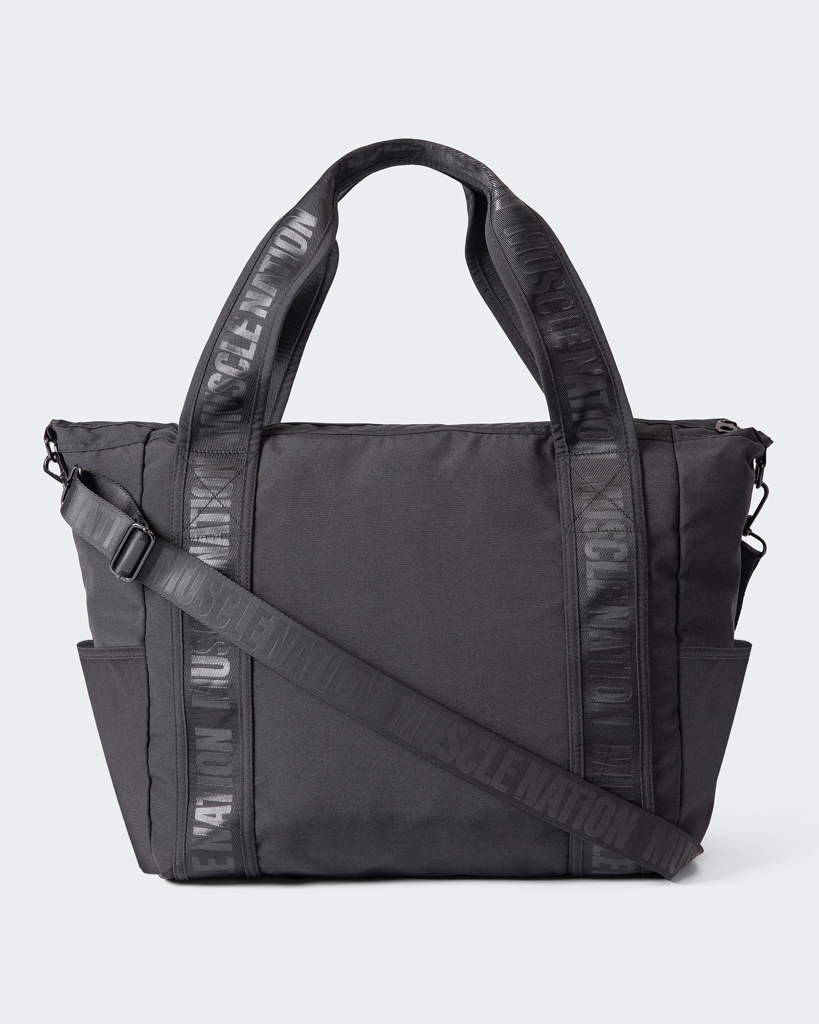 Muscle Nation Tote Bag - Black-Accessories-ACC1125209BLK-MNAPPRL47988-1-Muscle Nation